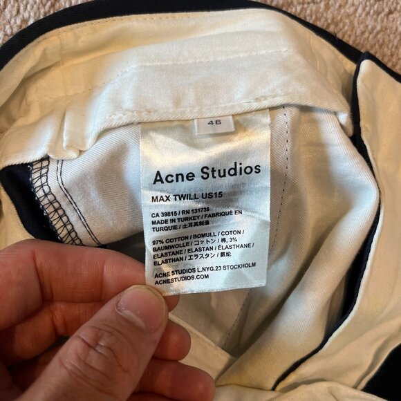 ACNE STUDIO TWILL PANTS - Picture 5 of 8